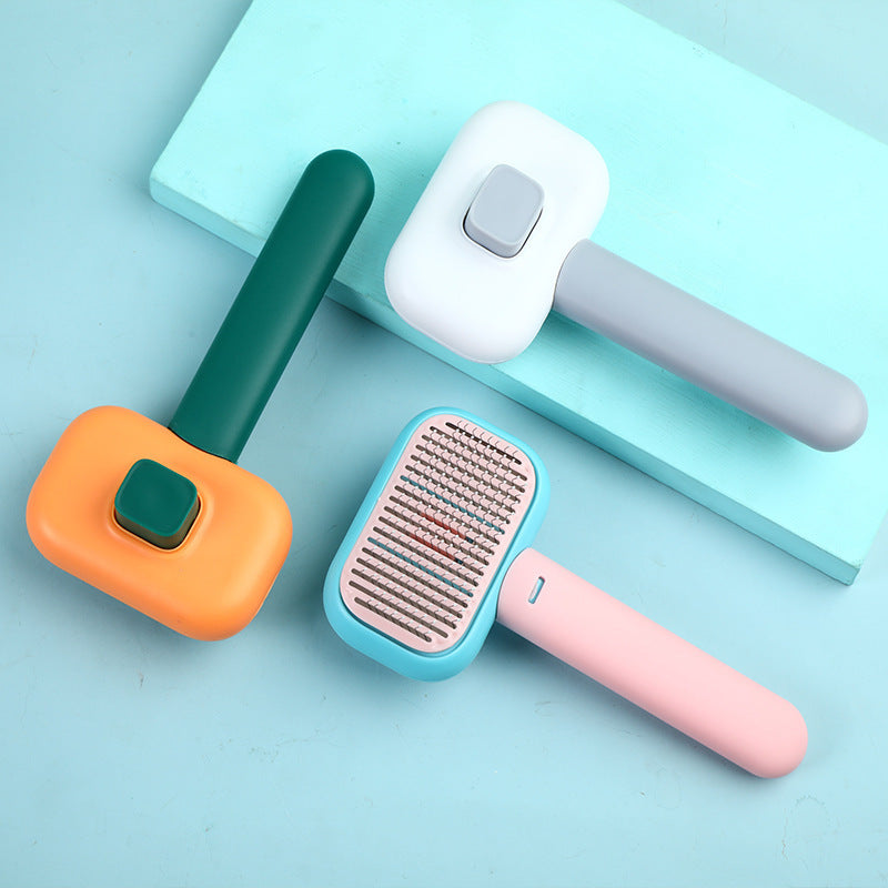 Pet Grooming Brush – Dog & Cat Hair Comb, Detangling & Massage Tool