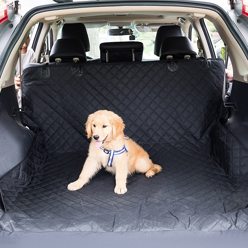 Pet Car Travel Rear Seat Cushion – Waterproof Dog Travel Bed and Protector