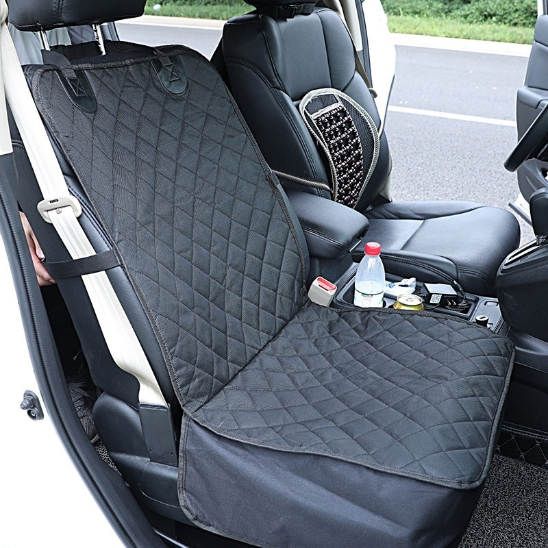Pet Car Travel Rear Seat Cushion – Waterproof Dog Travel Bed and Protector