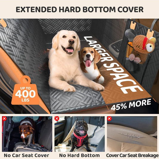 Car Pet Seat Cover – Waterproof Rear Seat Mat for Dogs, Nonslip & Scratch-Resistant