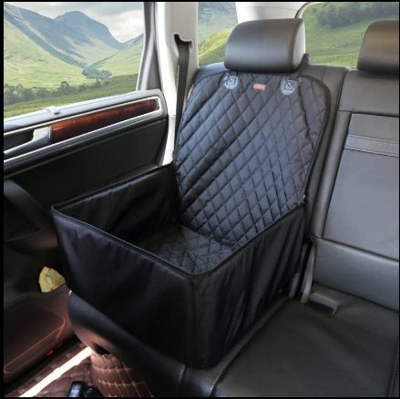 Pet Car Travel Rear Seat Cushion – Waterproof Dog Travel Bed and Protector