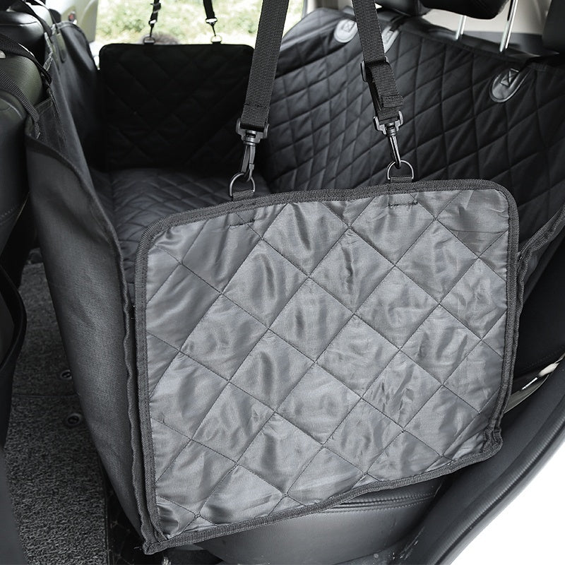 Pet Car Travel Rear Seat Cushion – Waterproof Dog Travel Bed and Protector