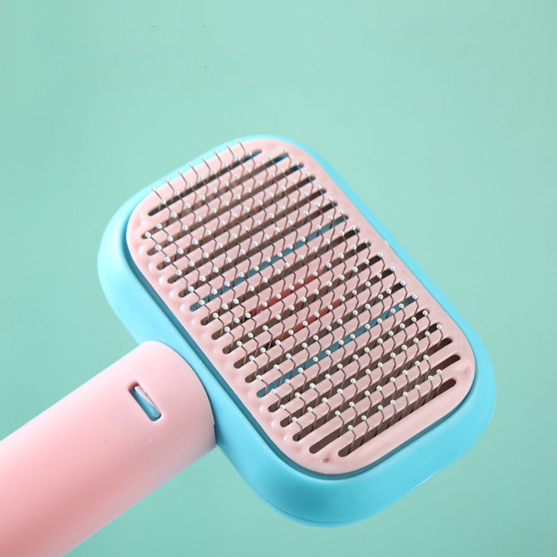 Pet Grooming Brush – Dog & Cat Hair Comb, Detangling & Massage Tool