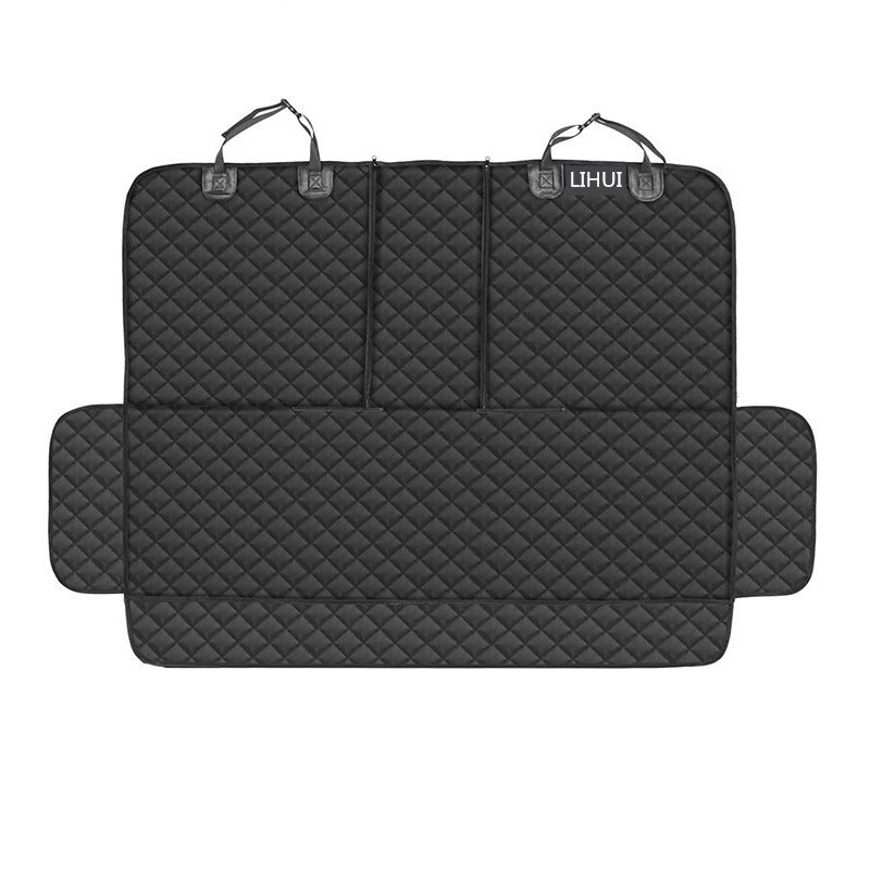 Pet Car Seat Cover – Thick Breathable Waterproof Rear Seat Protector for Dogs