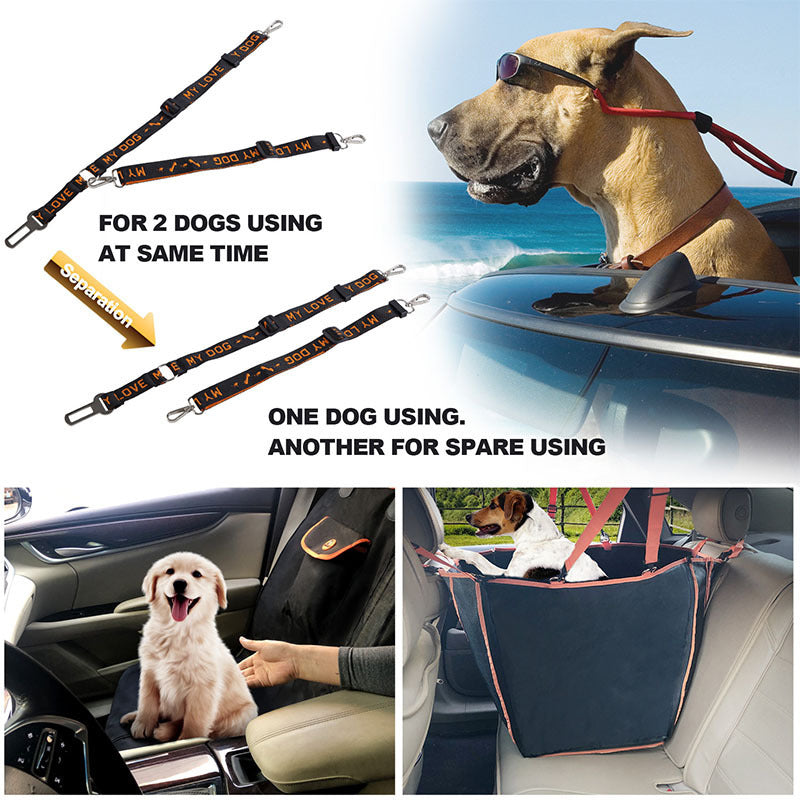 Waterproof Dog Car Seat Cover – Rear Backseat Pet Mat, Nonslip & Scratch-Resistant