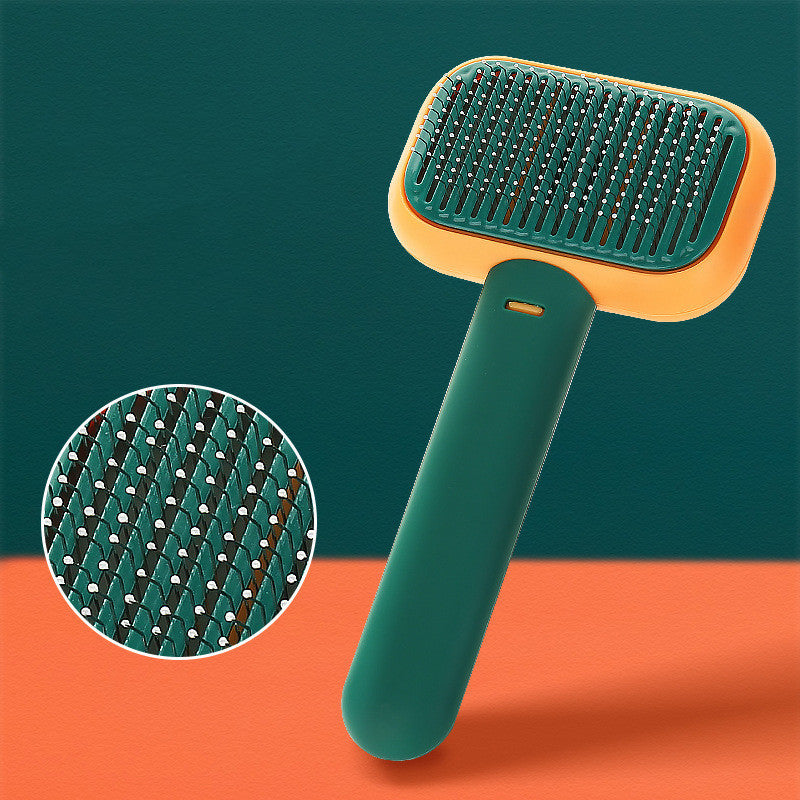 Pet Grooming Brush – Dog & Cat Hair Comb, Detangling & Massage Tool