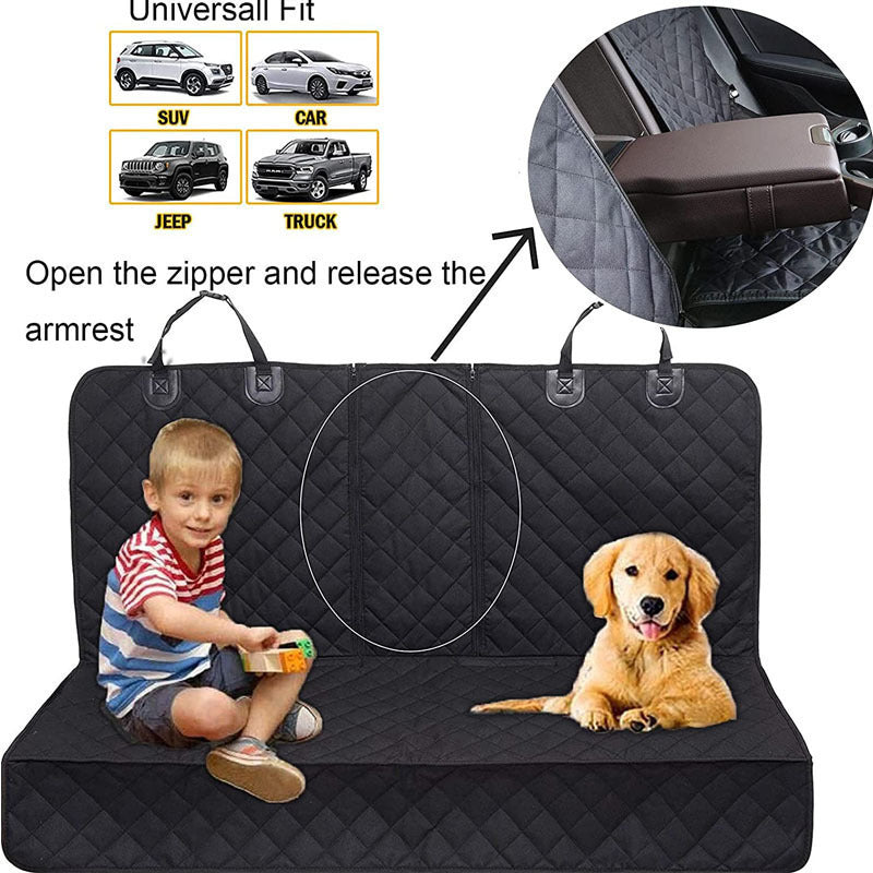 Waterproof Dog Car Seat Cover – Rear Seat Load Pad, Dirt-Resistant & Universal Fit