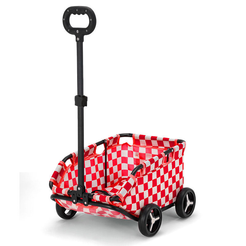 Portable Foldable Pet Stroller – Dog & Cat Travel Trolley with Storage
