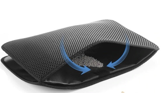 Waterproof Cat Litter Mat – Double Layer EVA Trapping Pad, Easy Clean & Non-Slip