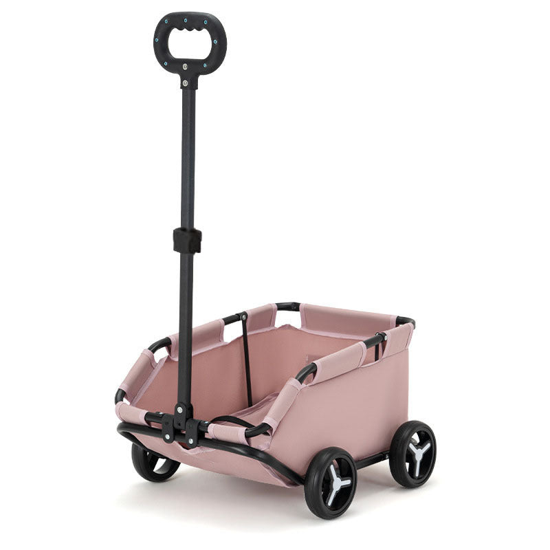 Portable Foldable Pet Stroller – Dog & Cat Travel Trolley with Storage