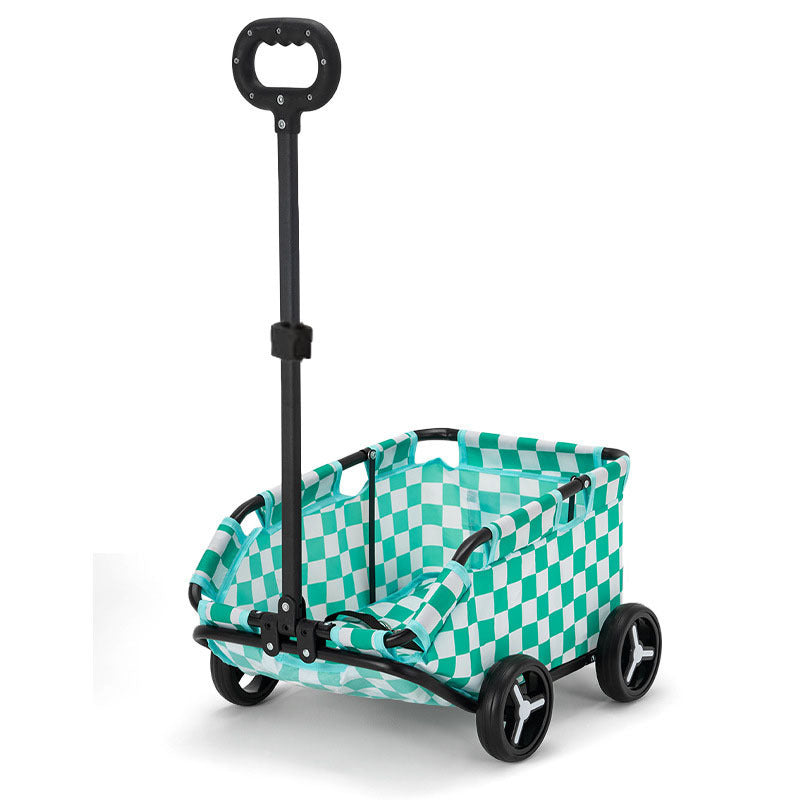 Portable Foldable Pet Stroller – Dog & Cat Travel Trolley with Storage