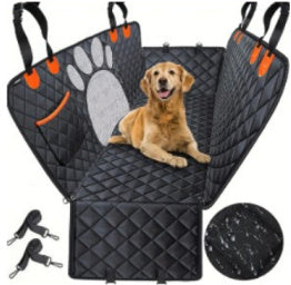 Pet Car Travel Rear Seat Cushion – Waterproof Dog Travel Bed and Protector