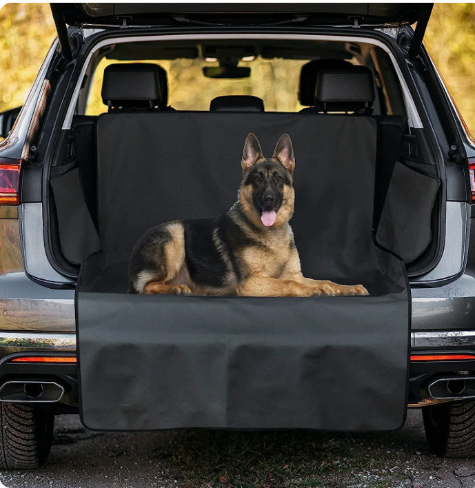 Dog Car Mat – Waterproof Rear Seat & Trunk Protector for Pets, Nonslip Travel Cover