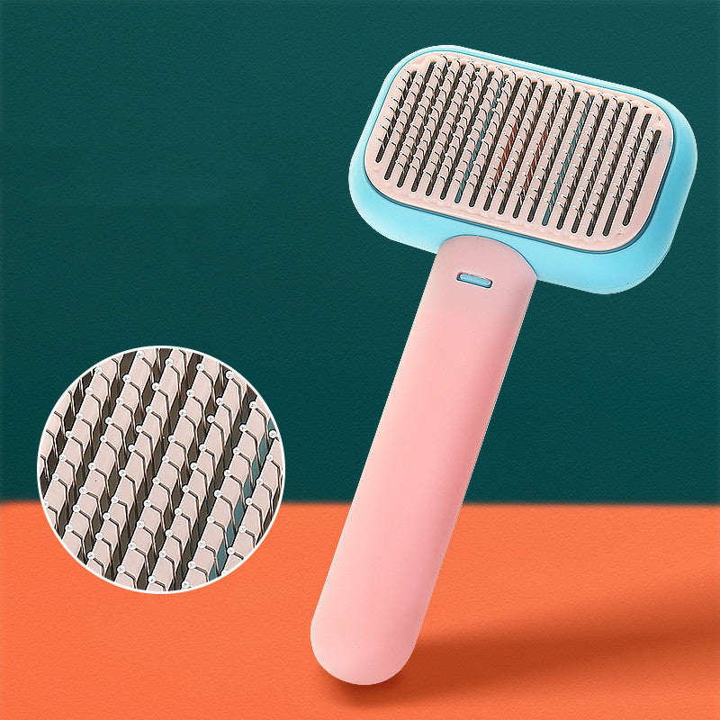 Pet Grooming Brush – Dog & Cat Hair Comb, Detangling & Massage Tool