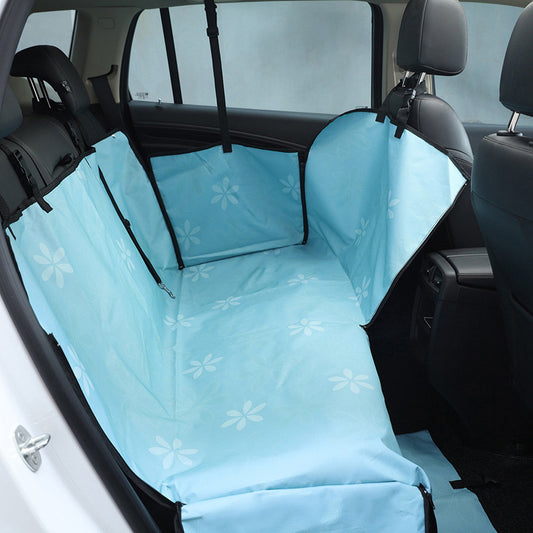 Luxury Dog Car Seat Cover – Waterproof Rear Pet Mat, Scratch & Dirt Resistant, Universal Fit