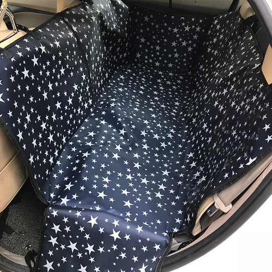 Universal Dog Car Seat Cover – Rear Waterproof Pet Pad, Nonslip & Scratch-Resistant
